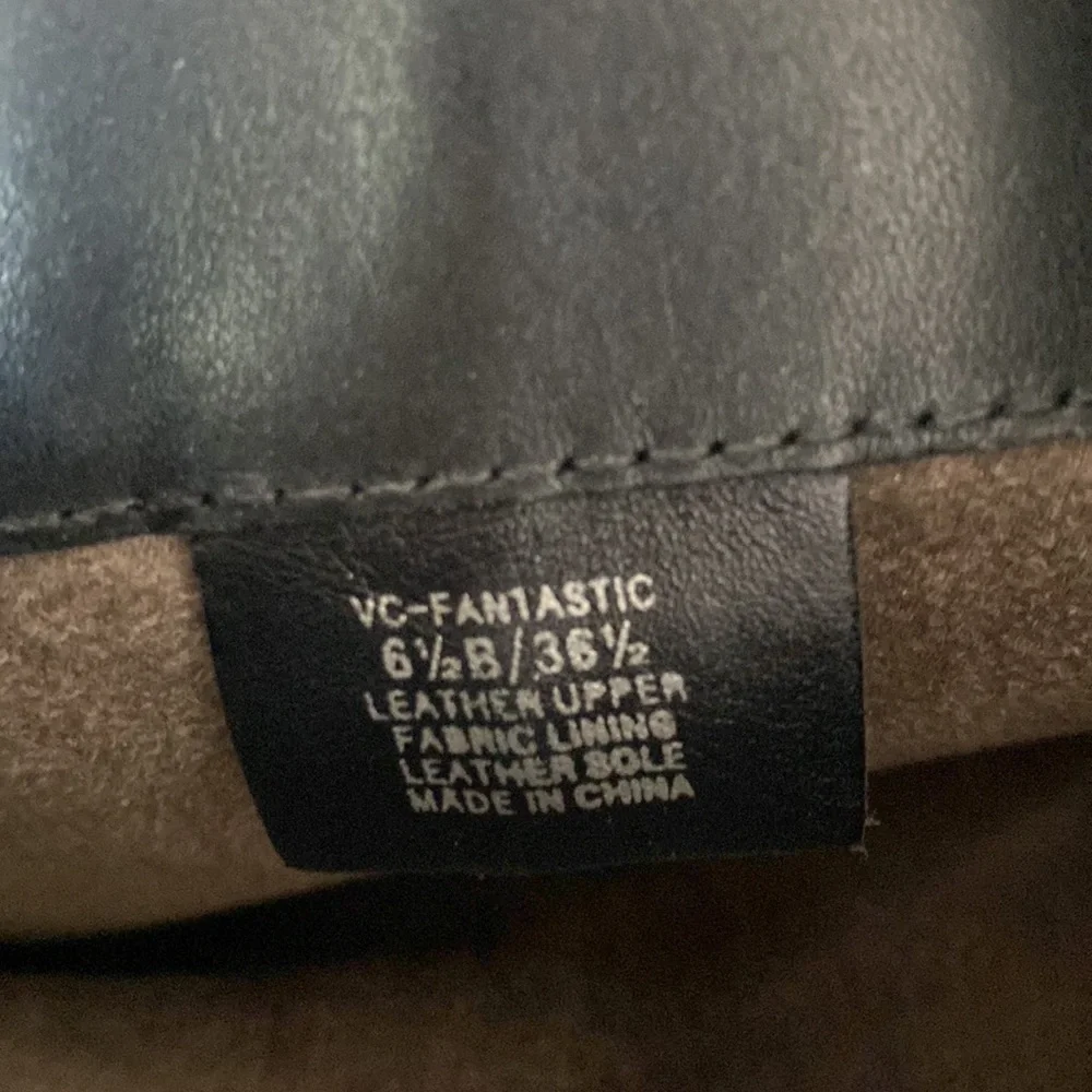 Vince Camuto Fantastic Tall Black Leather Riding Boots. Size 6.5/EU36.5 - Picture 10 of 10